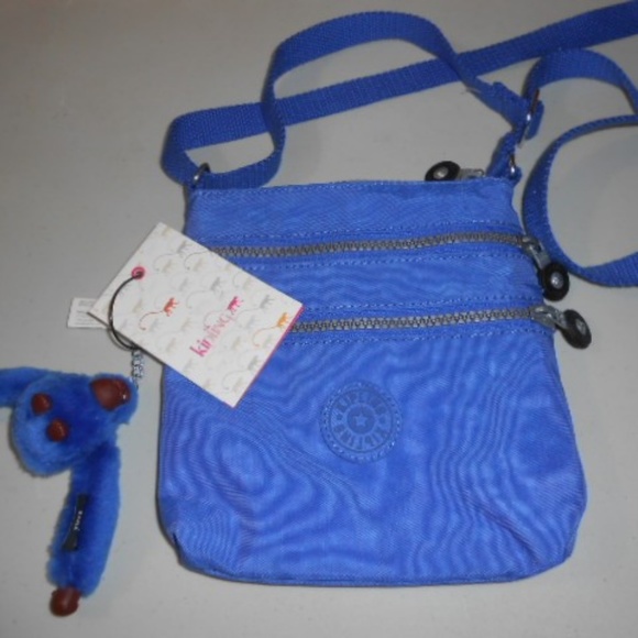 Kipling Alvar XS Glacier Blue Small Crossbody Bag - Picture 2 of 8